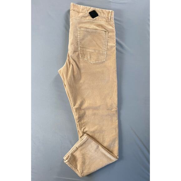Quiksilver Straight Tapered Fit Jean Style Corduroy Pants, Cords. Beige, 38X31.5 - Picture 1 of 8